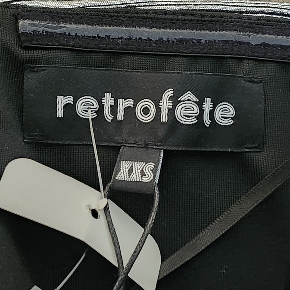 Retrofete Sophia Top in Gunmetal XXS - Picture 5 of 12